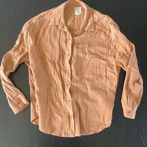 Billabong Rose Brown Colored Sweet Swell Button-Down Shirt